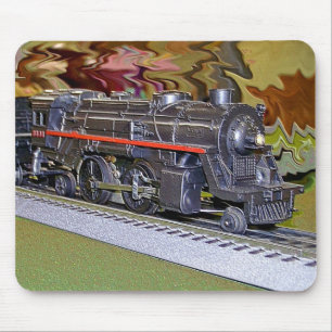 O Scale Model Train Mouse Pad