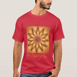 O Sole Mio. Abstract geometric gradient texture. T-Shirt