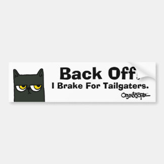 O&T Bumper Sticker "Back Off"