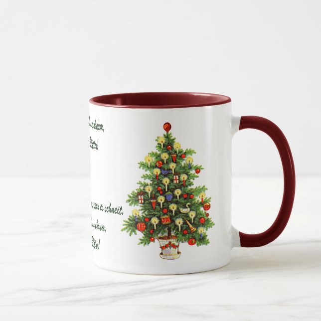 O Tannenbaum Christmas Mug (Right)