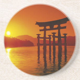 O-Torii Gate, Itsukushima shrine, Miyajima, Coaster
