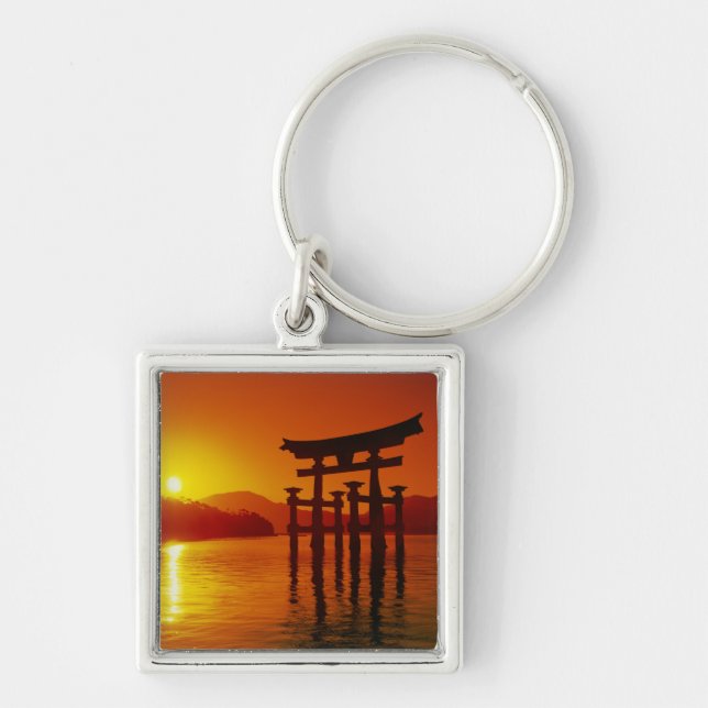 O-Torii Gate, Itsukushima shrine, Miyajima, Key Ring (Front)