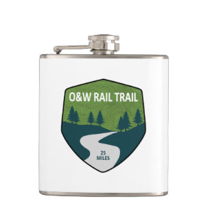 O&W Rail Trail Hip Flask