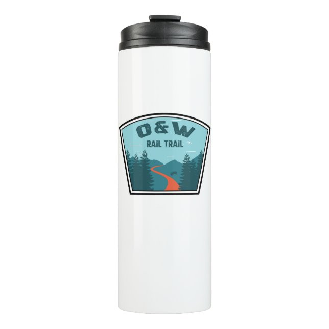 O&W Rail Trail Thermal Tumbler (Front)
