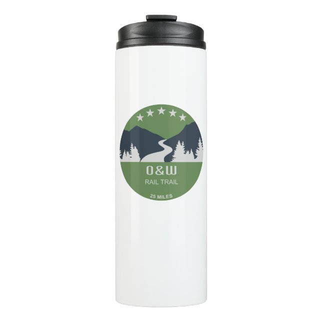 O&W Rail Trail Thermal Tumbler (Front)
