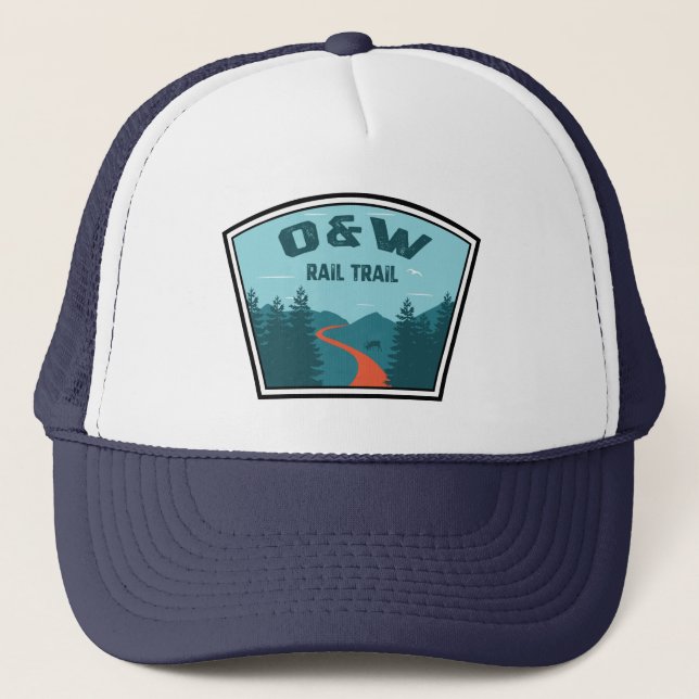 O&W Rail Trail Trucker Hat (Front)