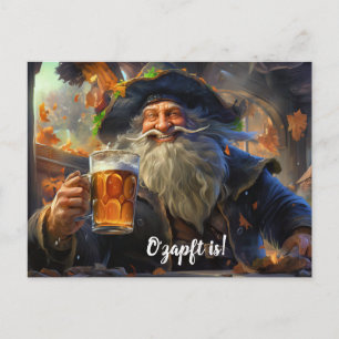 O zapft is! Bier Party in München. Alter Opa. Postcard