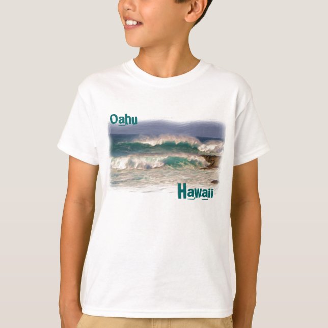 Oahu Hawaii boys shirt (Front)