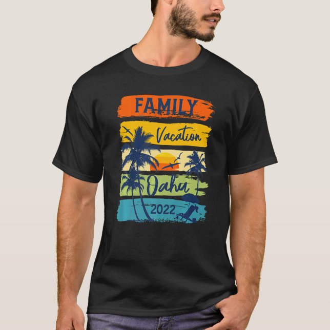 Oahu Hawaii Hawaiian Vacation 2022 Matching Family T-Shirt (Front)