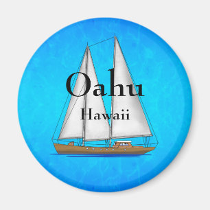 Oahu Hawaii Magnet