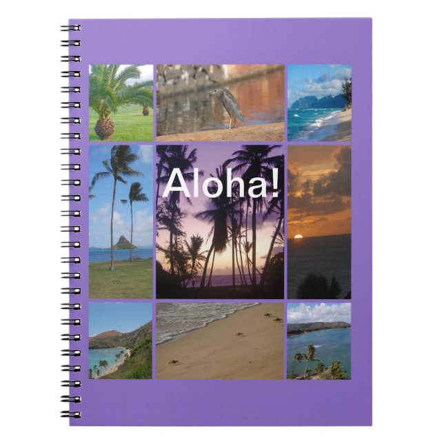 Oahu, Hawaii Notebook (Front)