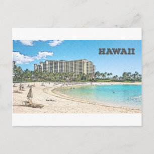 Oahu, Hawaii Postcard
