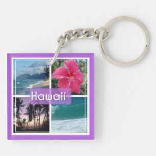 Oahu, Hawaii Seascape Key Ring