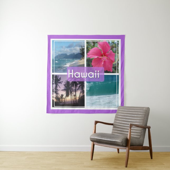 Oahu, Hawaii Seascape Tapestry (In Situ)