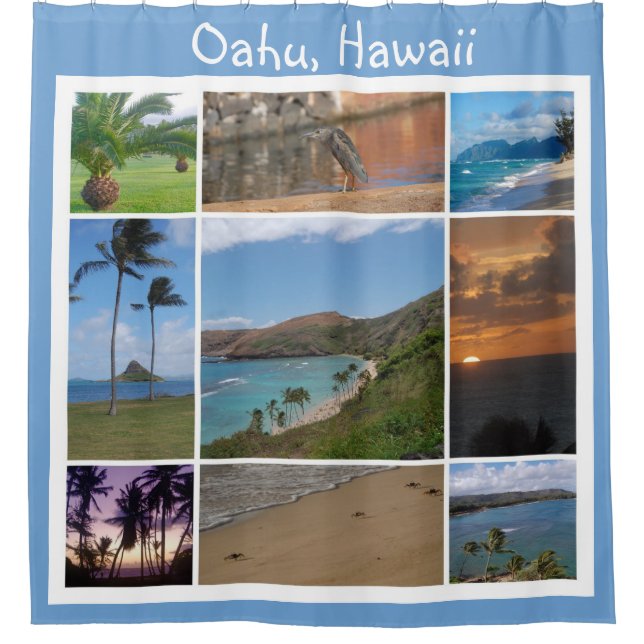 Oahu, Hawaii   Shower Curtain (Front)