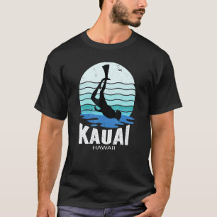 Oahu Hawaii Snorkelling Diving Diver Freediving Sc T-Shirt