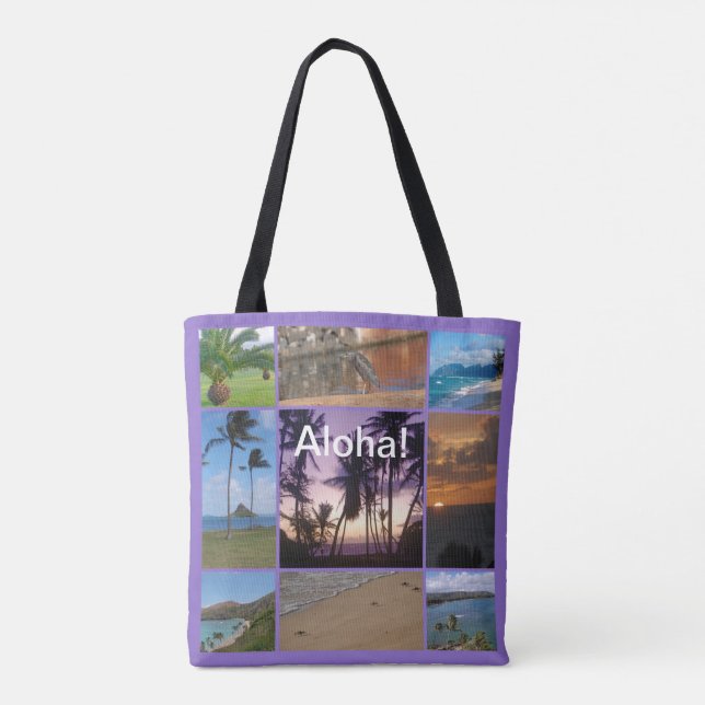 Oahu, Hawaii Tote Bag (Back)