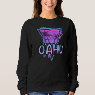 Oahu Vacation Vaporwave Aesthetic Sweatshirt