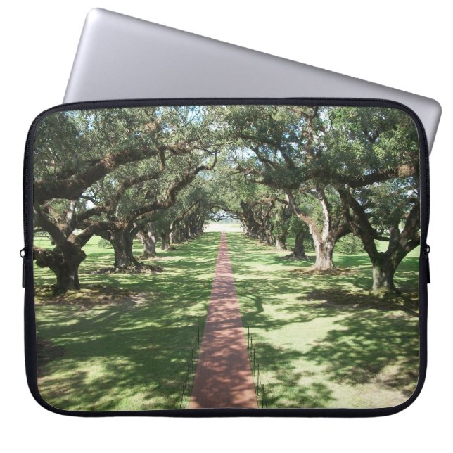 Oak Alley pathway Laptop Sleeve (Front)