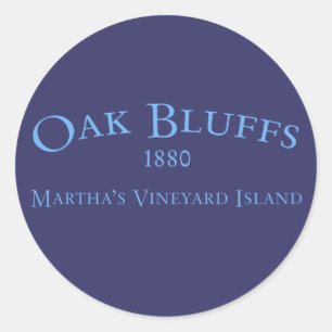 Oak Bluffs Incorporated 1880 Sticker
