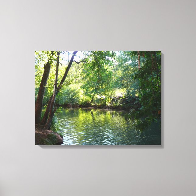 Oak Creek I in Sedona Arizona Nature Photography Canvas Print (Front)