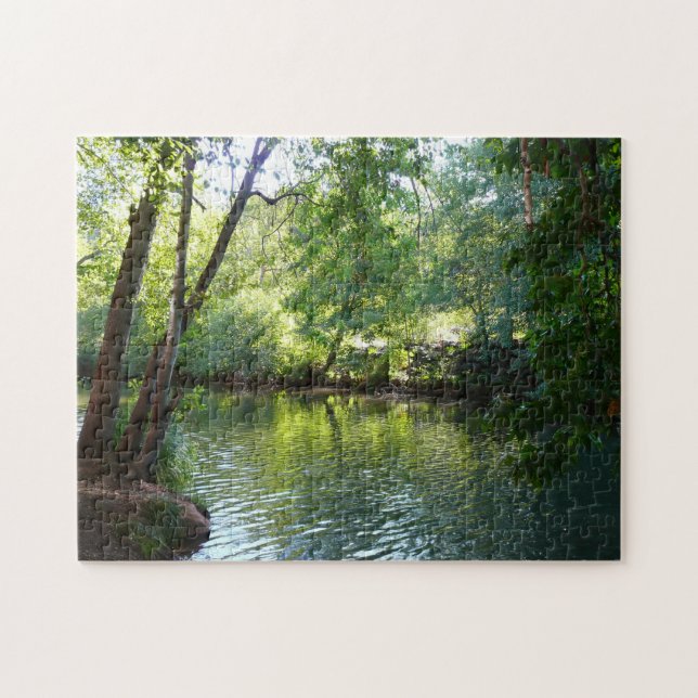 Oak Creek I in Sedona Arizona Nature Photography Jigsaw Puzzle (Horizontal)