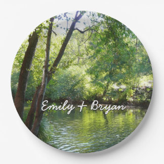 Oak Creek I in Sedona Arizona Nature Photography Paper Plate