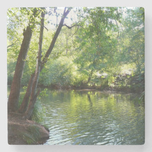 Oak Creek I in Sedona Arizona Nature Photography Stone Coaster