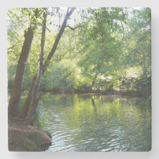 Oak Creek I in Sedona Arizona Nature Photography Stone Coaster