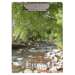 Oak Creek II in Sedona Arizona Nature Photography Clipboard