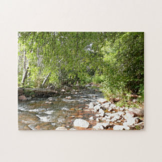 Oak Creek II in Sedona Arizona Nature Photography Jigsaw Puzzle