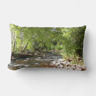 Oak Creek II in Sedona Arizona Nature Photography Lumbar Cushion