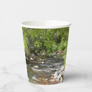 Oak Creek II in Sedona Arizona Nature Photography Paper Cups