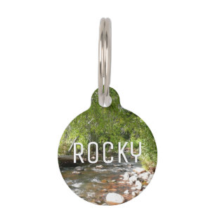 Oak Creek II in Sedona Arizona Nature Photography Pet Tag