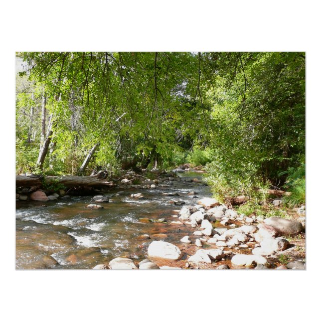 Oak Creek II in Sedona Arizona Nature Photography Poster (Front)