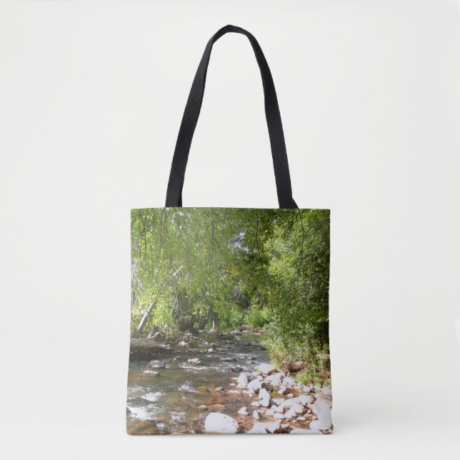 Oak Creek II in Sedona Arizona Nature Photography Tote Bag (Front)