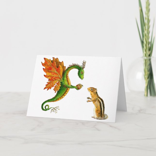 Oak Dragon Card (Front)