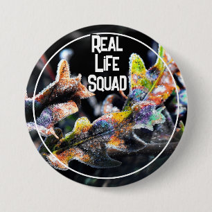 Oak Fairy Frosting Real Life Squad Autumn 7.5 Cm Round Badge