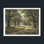 Oak forest. Postcard<br><div class="desc">Oak forest on a sunny summer day.</div>