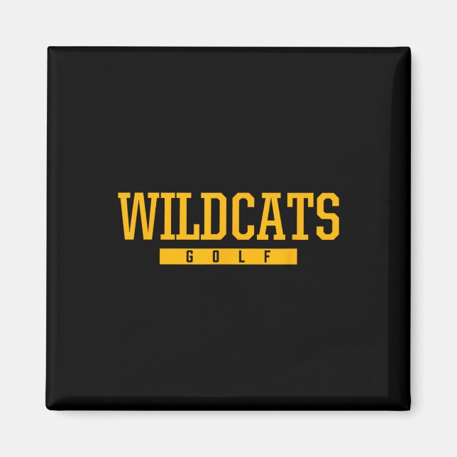 Oak Harbour Wildcats Golf Hs  Magnet (Front)