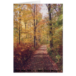 "Oak Hill in the Fall, Loudon, NH"