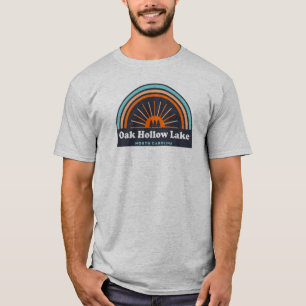 Oak Hollow Lake North Carolina Rainbow T-Shirt