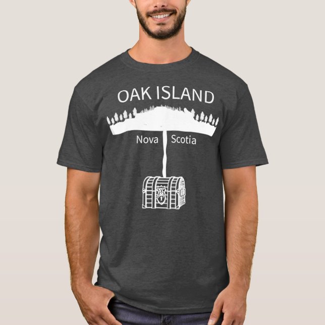 Oak Island History Treasure Chest Curse Season 6 T-Shirt (Front)