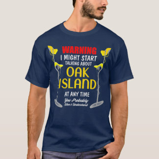 Oak Island Metal Detecting Digger Funny Premium T-Shirt