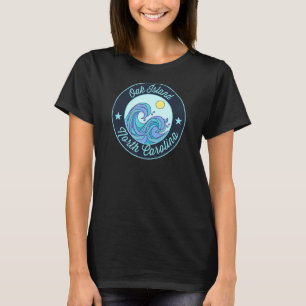 Oak Island Nc North Carolina Souvenir Nautical Sur T-Shirt