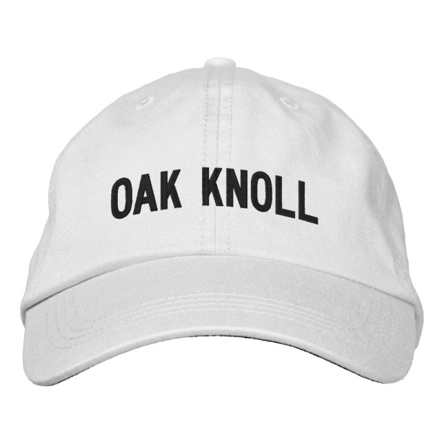 Oak Knoll Embroidered Hat (Front)