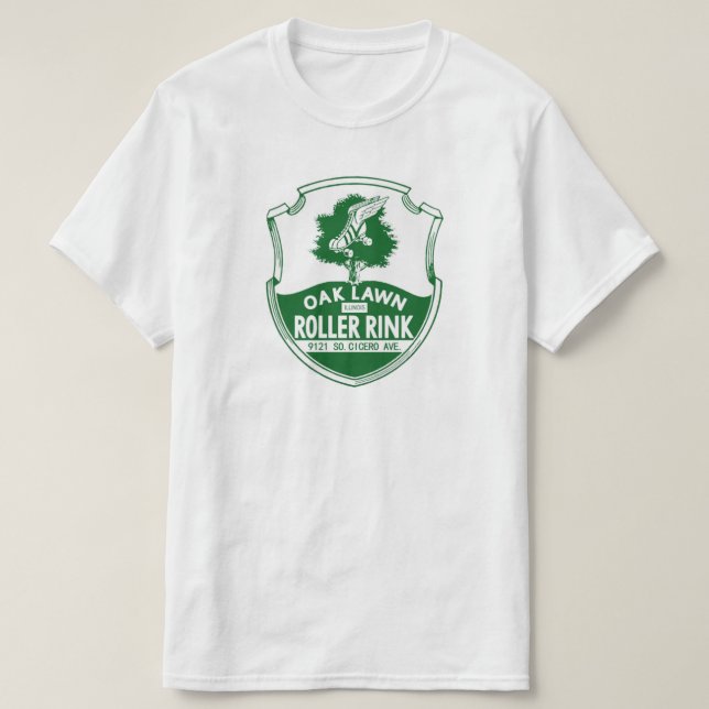 Oak Lawn Roller Rink, Oak Lawn, Illinois T-Shirt (Design Front)