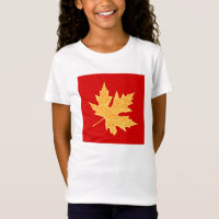 Oak leaf - deep red and saffron