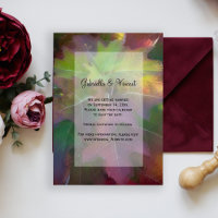 Oak Leaf Hydrangea Fall Wedding Save the Date