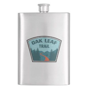 Oak Leaf Trail Hip Flask